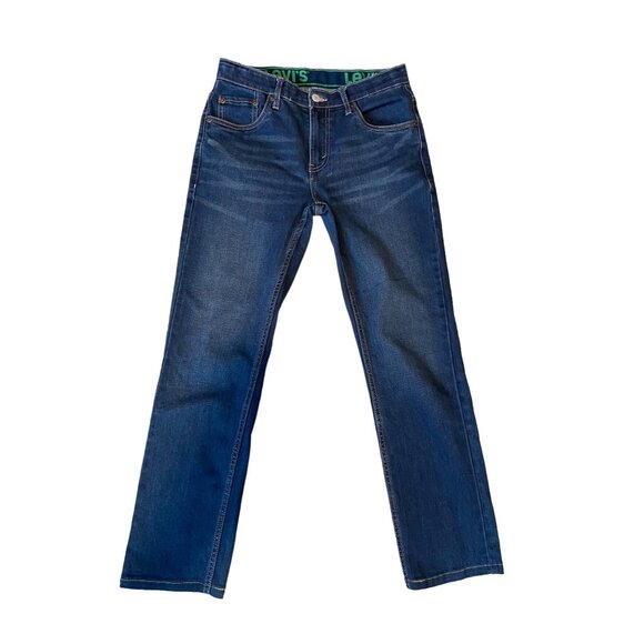 Levis 511 Blue Jeans Womens Denim 16 Regular Adjustable Straight Leg Classic - Picture 2 of 8